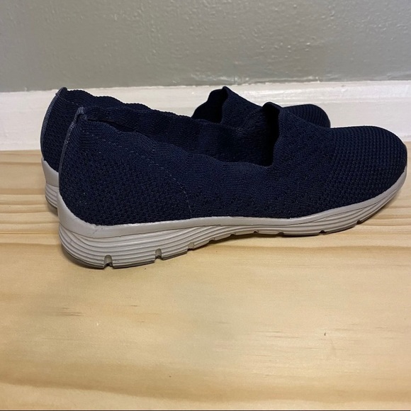 Skechers Shoes Skechers Slip On Flats Classic Fit Memory Foam Navy